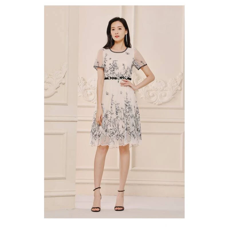 Pink Mary/粉红玛琍春夏新品连衣裙PMAMS5099