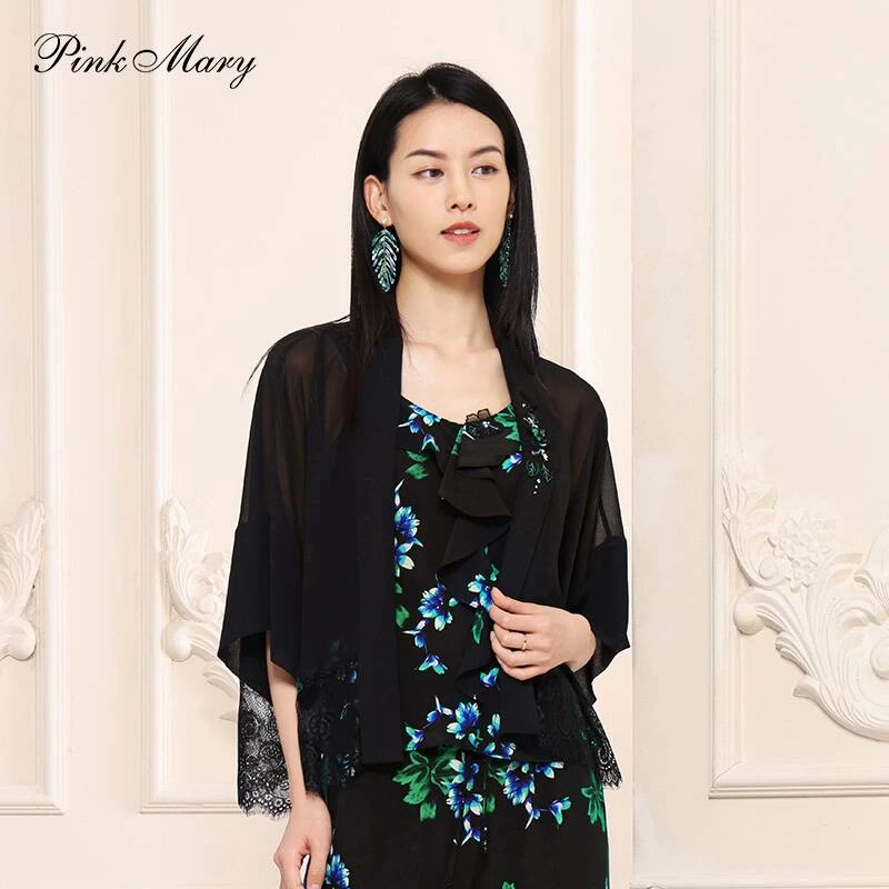 Pink Mary/粉红玛琍背心女春夏款时尚百搭复古打底吊带PMAMS1707