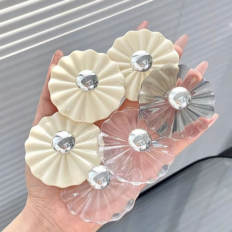 奶油风高颜值花瓣挂钩粘胶强力承重免打孔壁挂式客厅浴室厨房挂勾