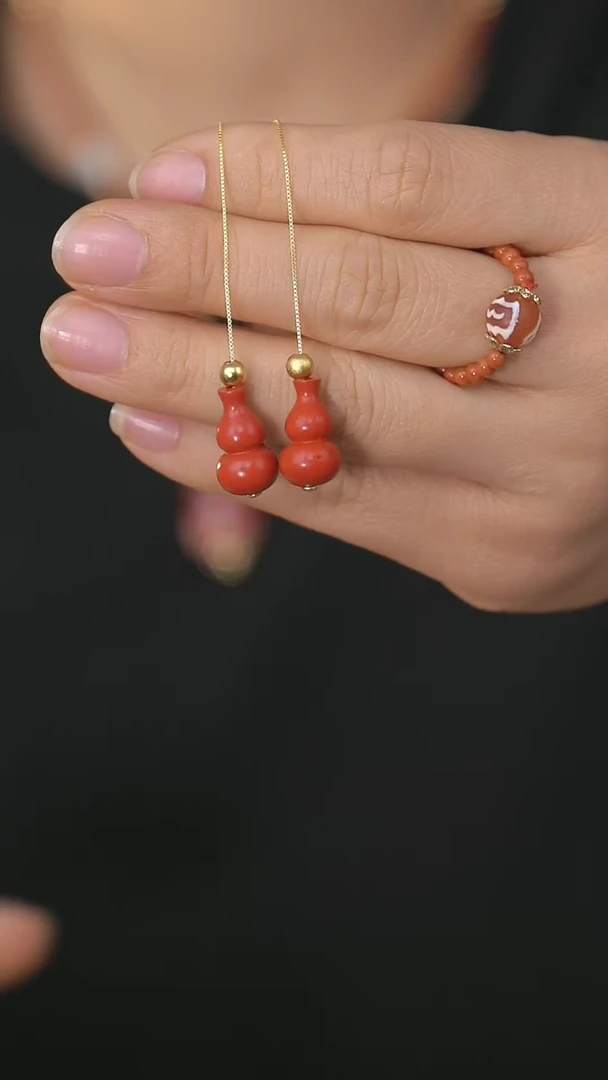 【闪购商品】玛瑙/玉髓耳线·未镶嵌·