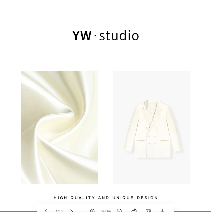 YUWEI/定制 37姆米（羊毛+桑蚕丝）顶奢丝毛西装 CYP2426