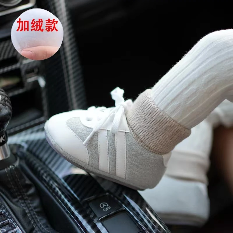 婴儿鞋子6-12个月春秋冬季单鞋9男女宝宝鞋0-1岁学步鞋软底不掉