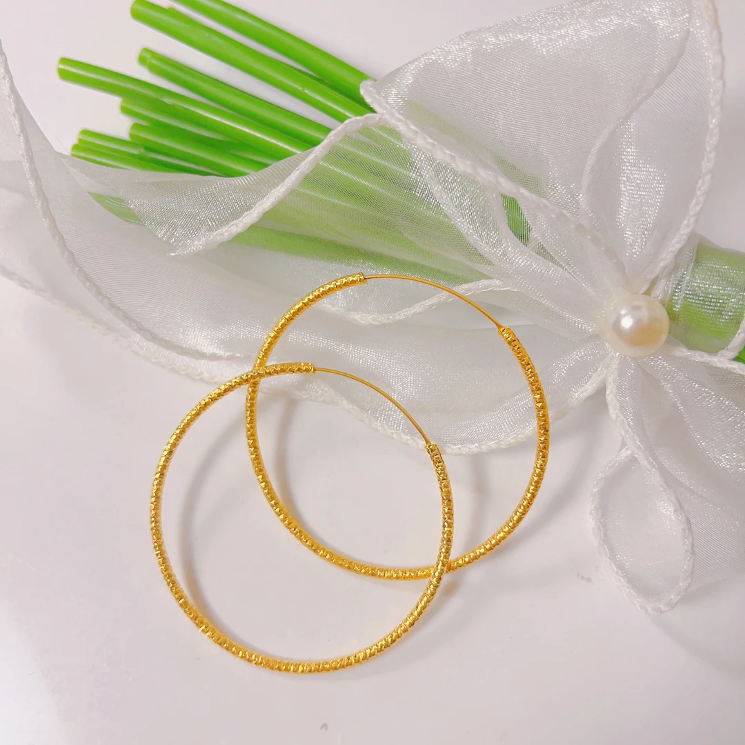 铜合金耳饰 精美亮晶晶大圈耳环