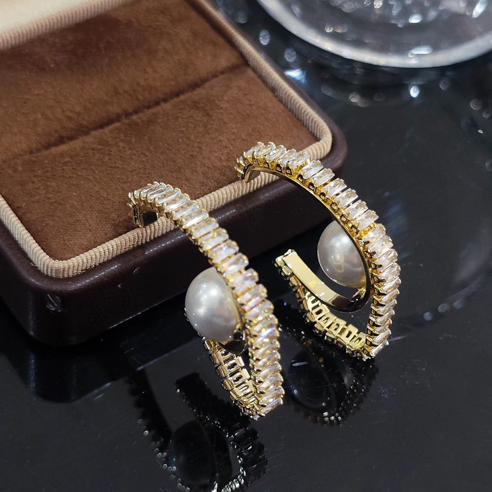 铜合金耳饰 气质轻奢时尚百搭法式小众简约精致PT0305