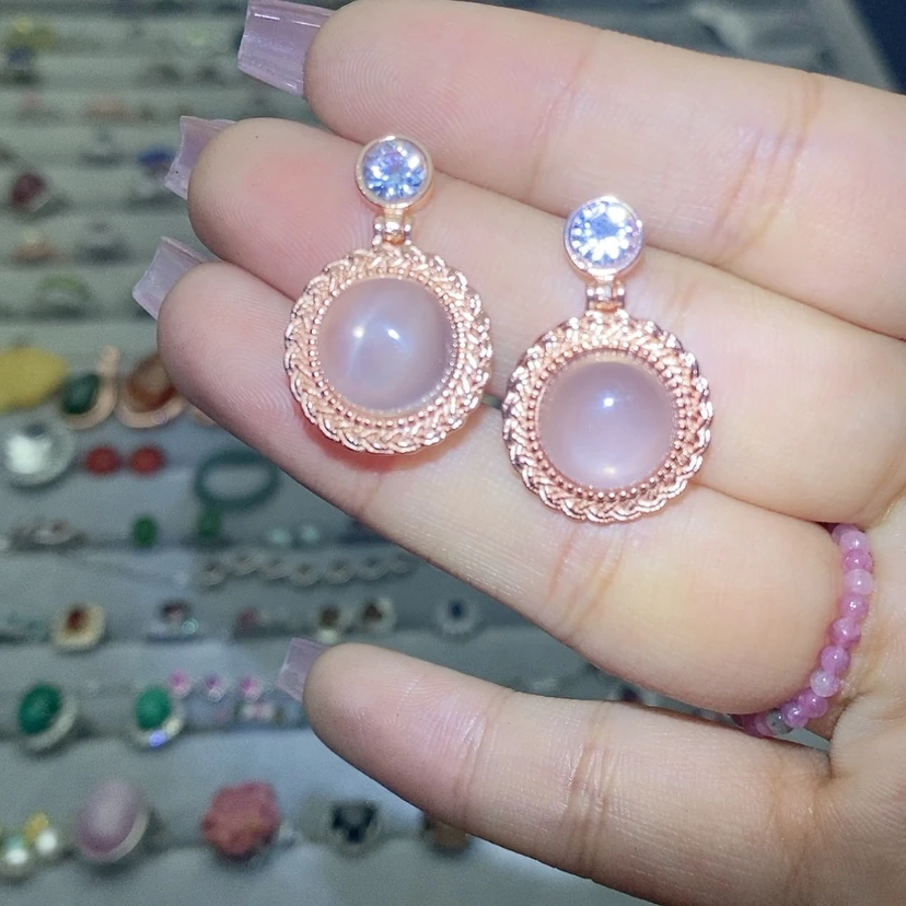 【闪购商品】烟晶戒指银S925镶嵌