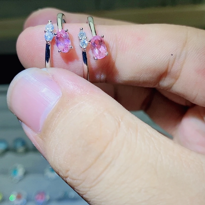 【闪购商品】烟晶戒指银S925镶嵌