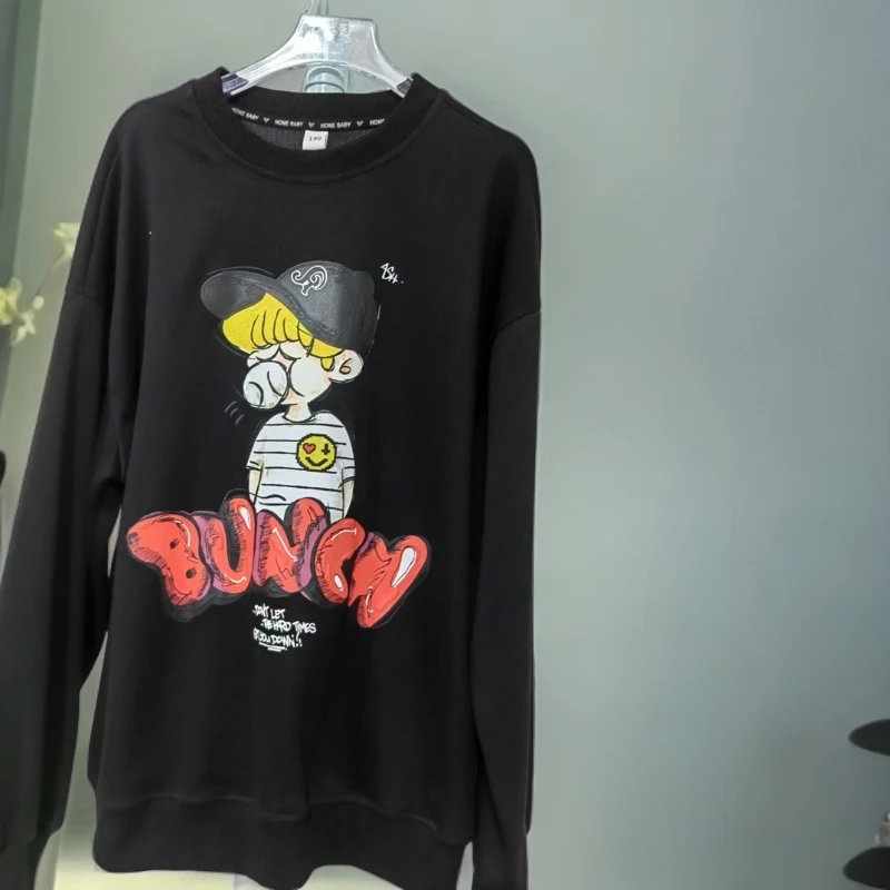 【203-黑色】青少年潮品卫衣