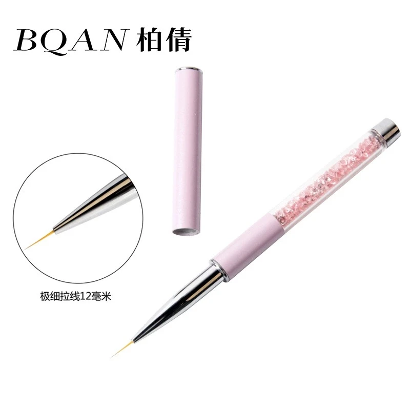 柏倩美甲工具美甲拉线笔超细法式勾边指甲油甲油胶彩绘美甲笔笔刷