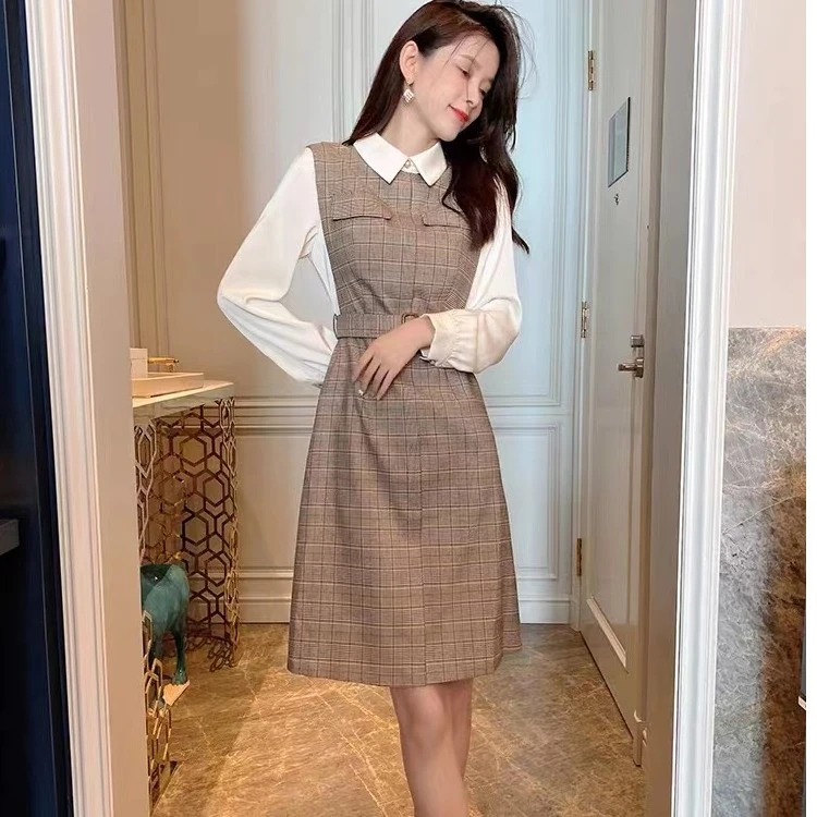 【语馨工厂】4786囯内设计师品牌女装连衣裙春季女2024法式小香