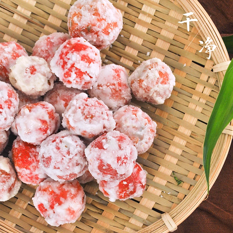 2024糖雪球山楂球现炒先发网红小零食滚雪球圣女果开胃小孩孕妇鲜