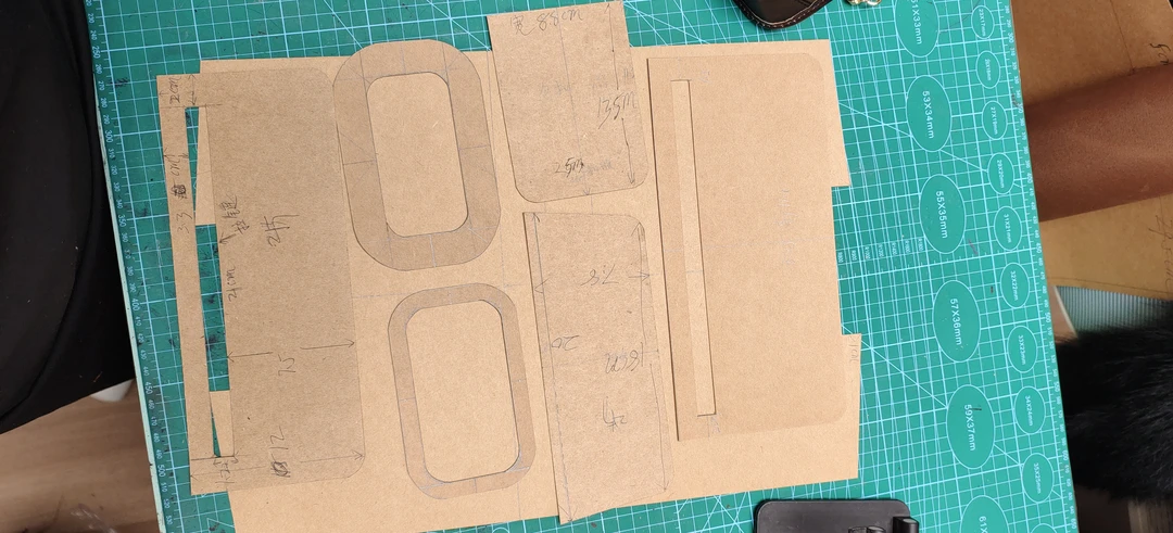 手工包包模板纸壳