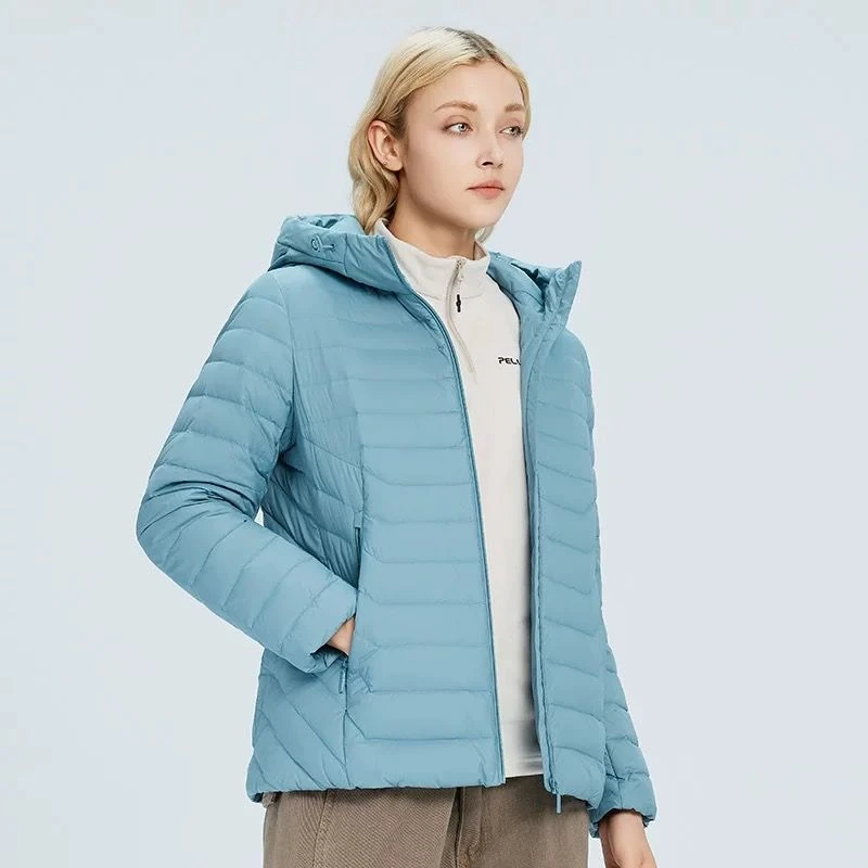 【商场同款】杰奥轻薄款羽绒服女妈妈款2024秋冬新款便携可收纳叠穿