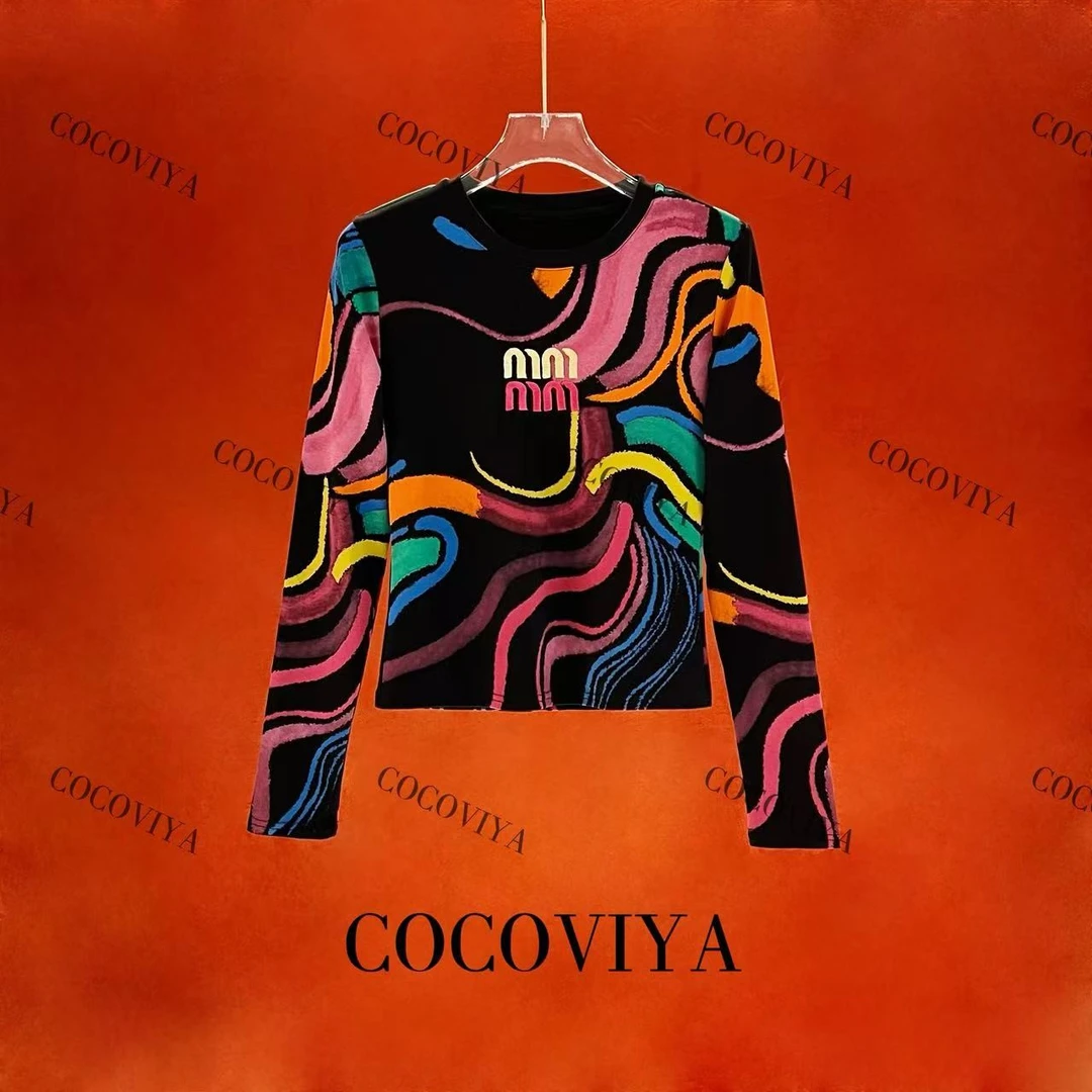 DD COCOVIYA高级印花潮流T恤百搭时尚休闲上衣 24C-113