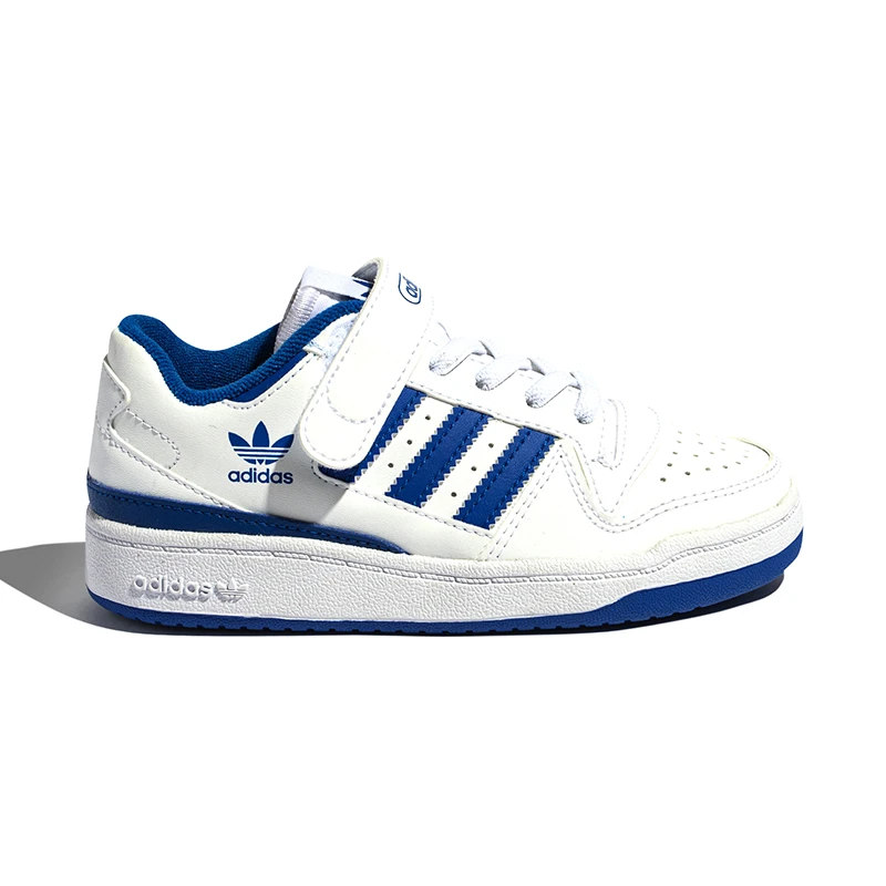adidas/阿迪达斯男女童春秋款魔术贴儿童运动鞋三叶草板鞋FY7978
