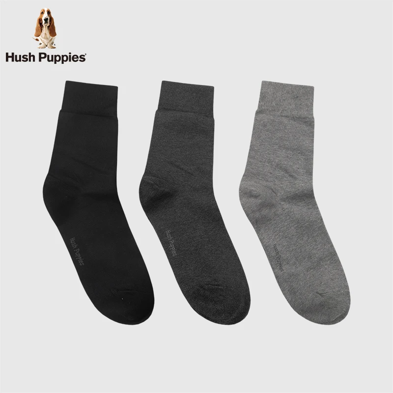 Hush Puppies暇步士男装精梳棉混纺袜子礼盒HSSQMC31PS023