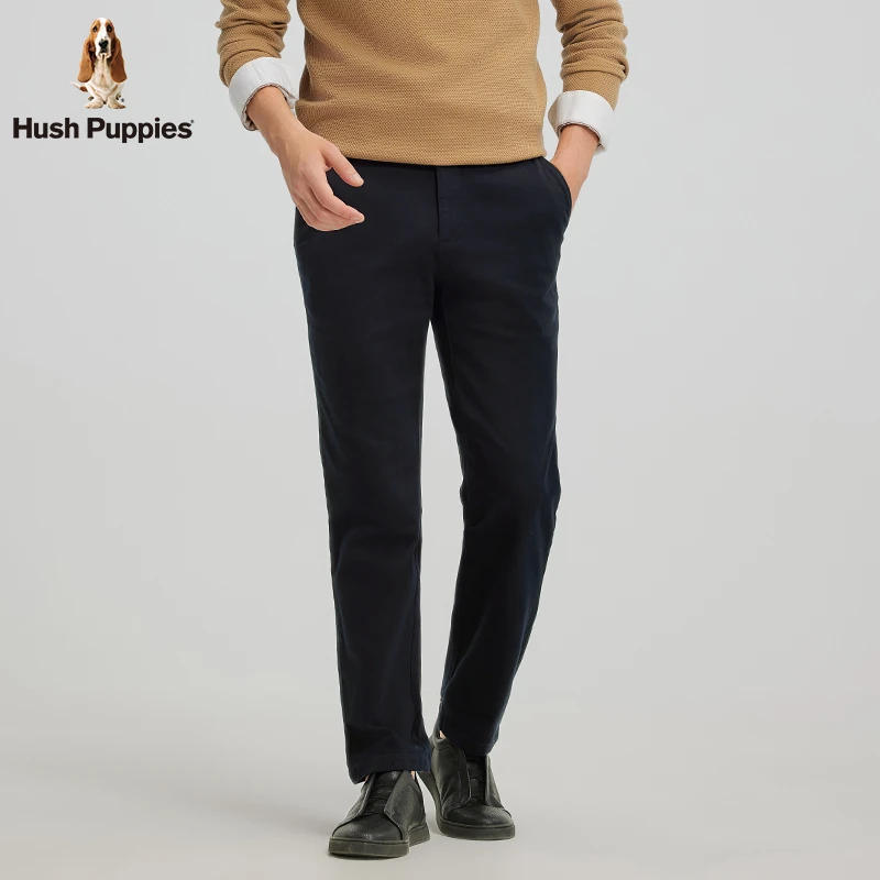 【弹力耐磨】暇步士男装春季商务休闲梭织长裤HSSQMC30CK567