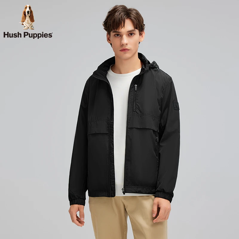 【抗皱耐穿】暇步士男装秋季新款轻户外运动风衣外套HSSQMC30CC540