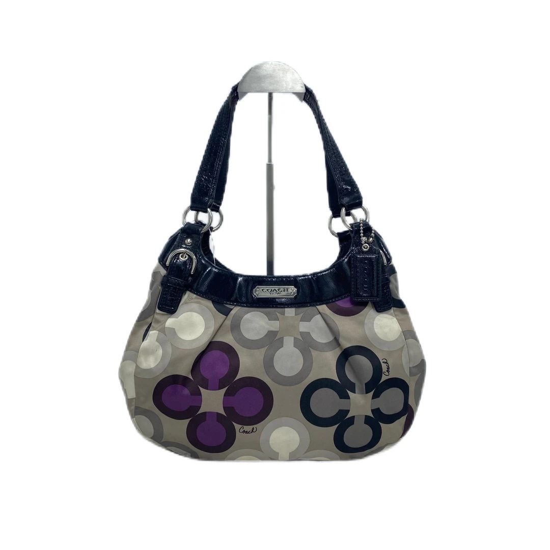 95新 COACH/蔻驰 女士帆布单肩腋下包 AF-1732-B