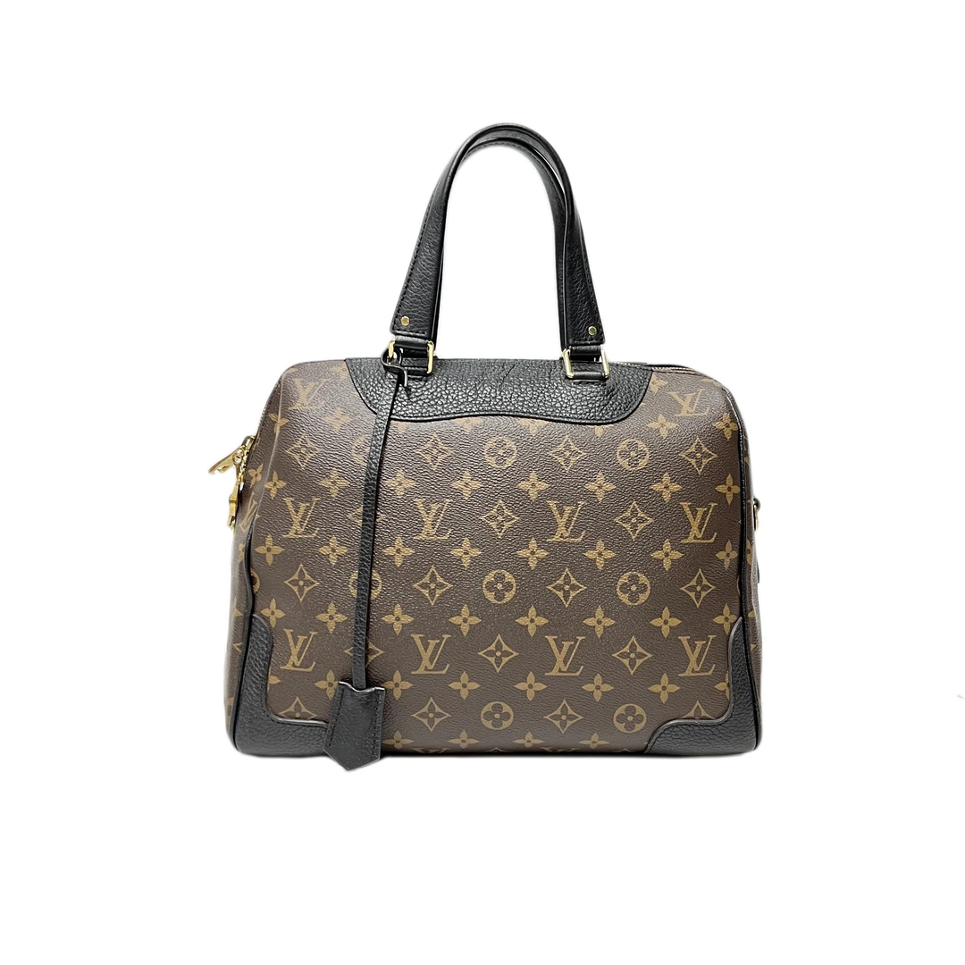 95新 LouisVuitton/路易威登 老花retiro波士顿女手提包 2312L007