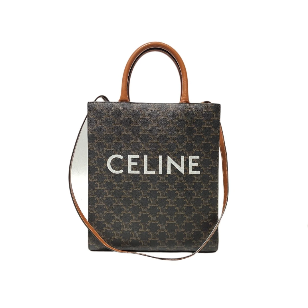 95新 佰伶儿 Celine赛琳 老花中号琴谱托特单肩手提包 2309CE001