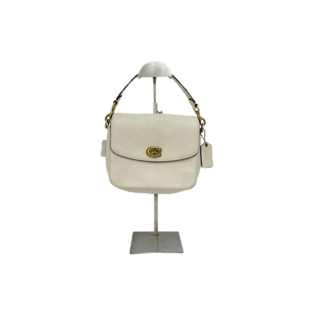 95新 COACH/蔻驰 白色全皮单肩手提腋下包 AF-1269-D