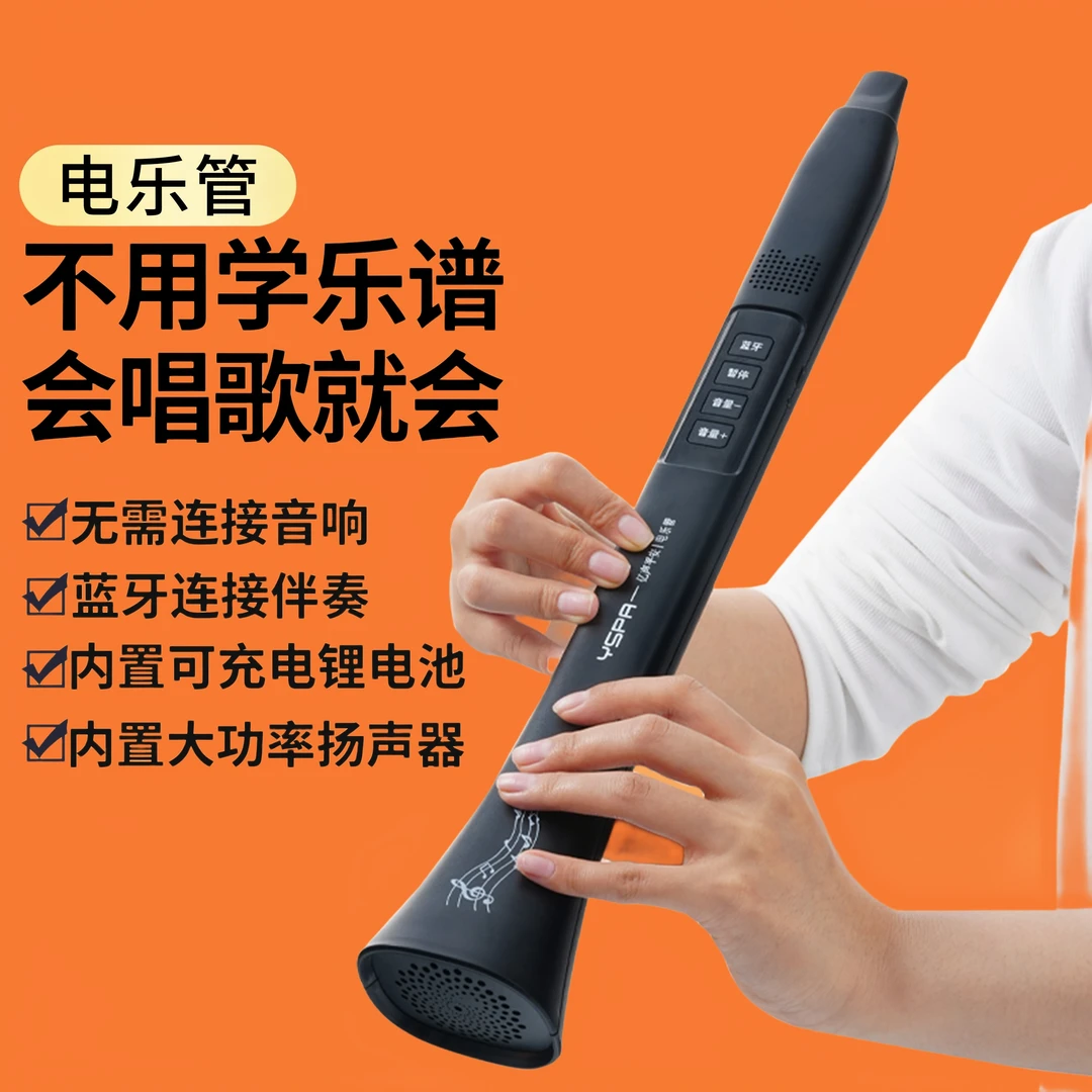 会唱歌就会的乐器 电乐管 自带蓝牙 可连接音箱