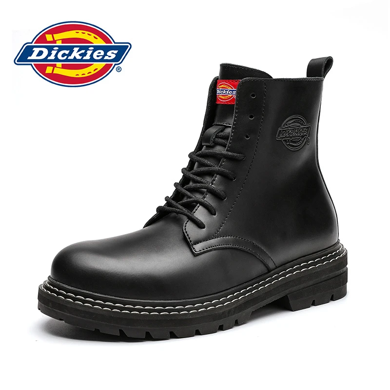Dickies八孔高帮马丁靴真皮百搭时尚工装潮流英伦男鞋靴子60