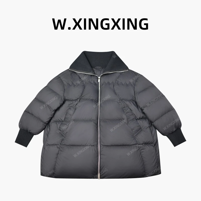 W.XINGXING“冰城之约“白鹅绒羽绒服外套冬季外套