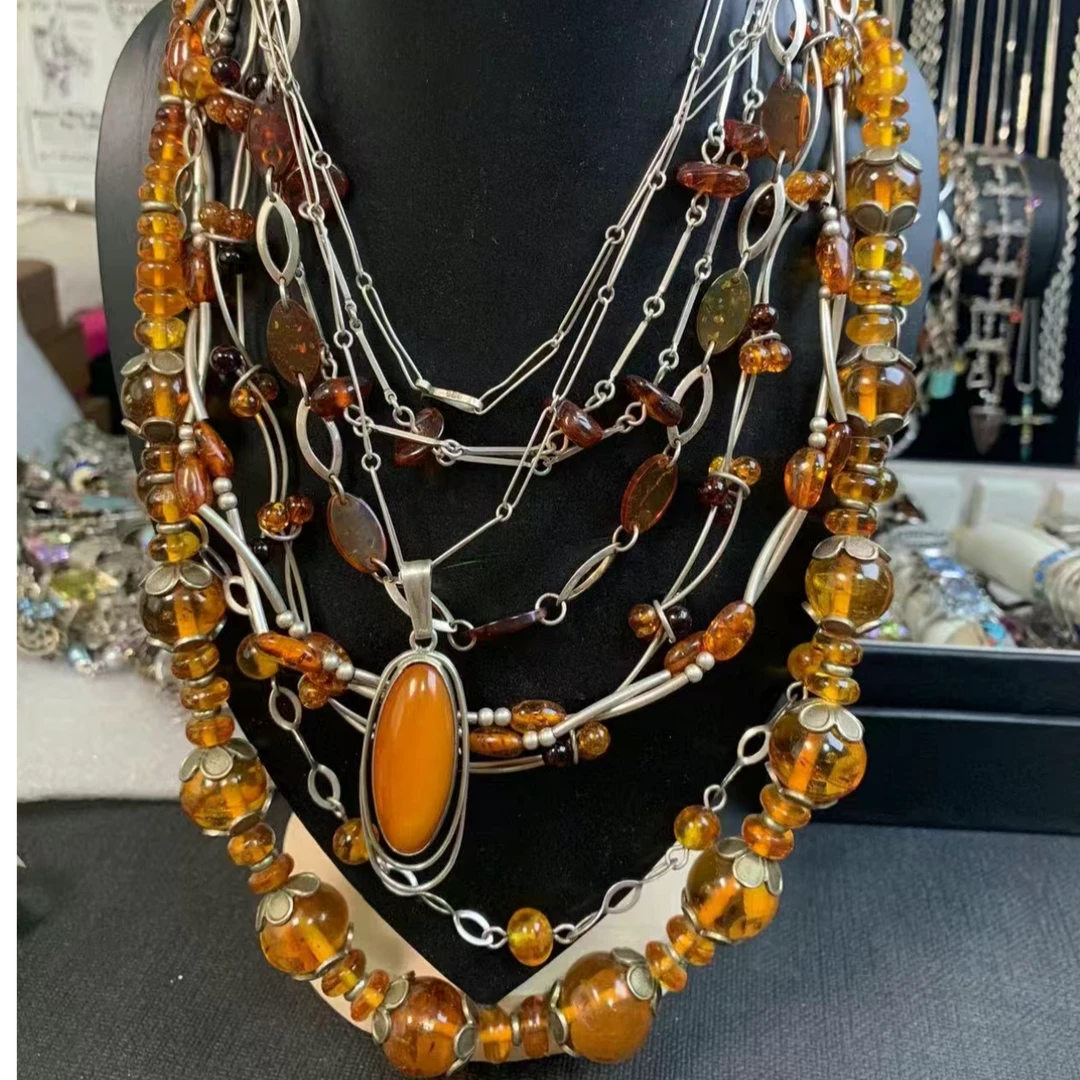 800银莫桑石银制品 专用链接，未沟通拍下无效，文玩中古饰品25-505