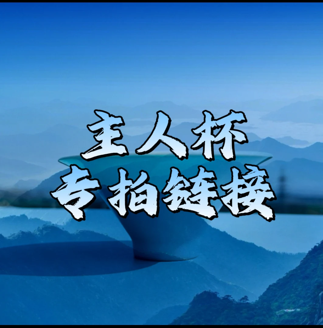 【王总性情】主人杯单拍链接家财万贯不及汝瓷一片