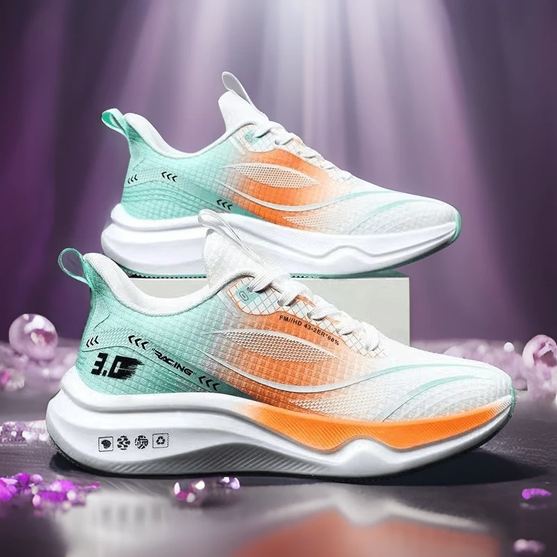 运动碳板跑鞋情侣款超轻春秋新款学生鞋男回弹缓震跑步运动鞋女鞋