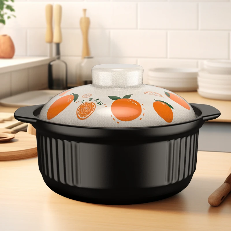 柚米一粒陶瓷砂锅耐热陶瓷煲大吉大利炖煲汤煲大容量汤锅炖煲沙锅