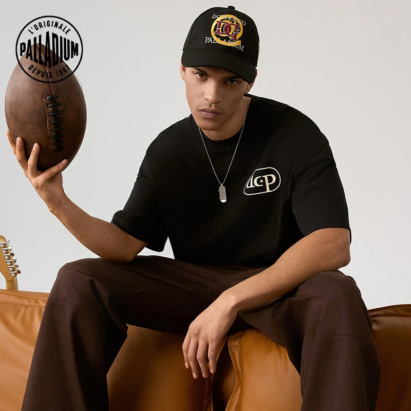 【PALLADIUM X DCSHOES】冬男款上衣涂鸦字母印花短袖T恤1011213