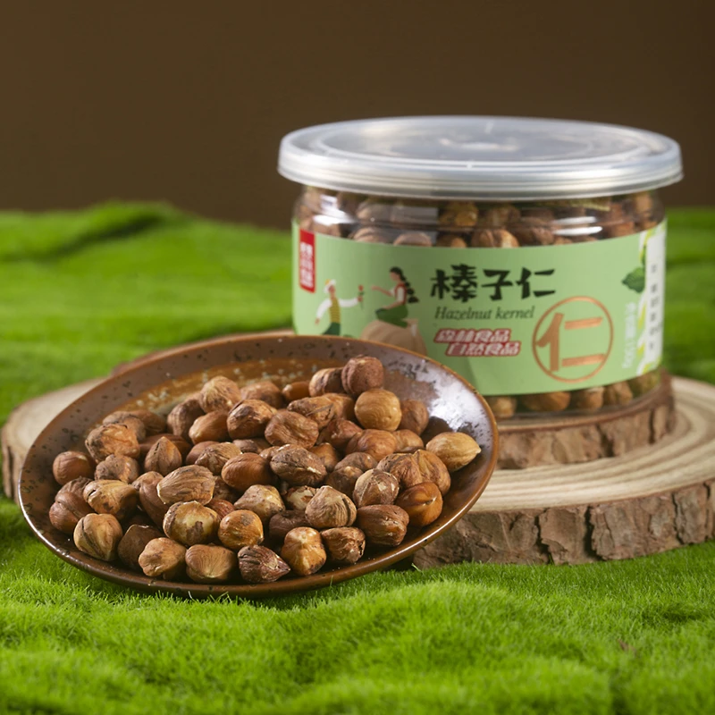 黑森 森林食品东北特产山货干货果仁榛子仁去壳熟坚果150g罐包邮