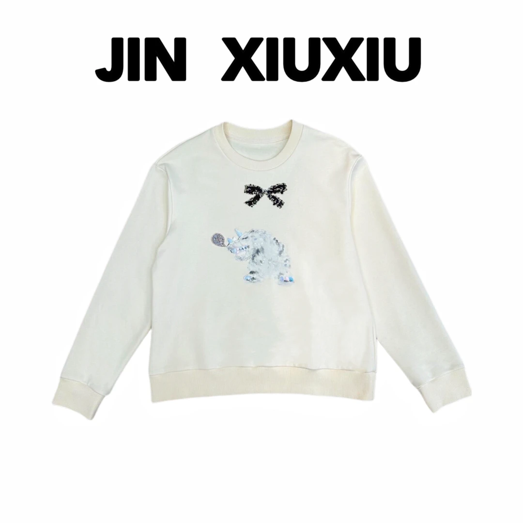 【金秀秀】【深圳出品】162卡通小恐龙甜美百搭上衣