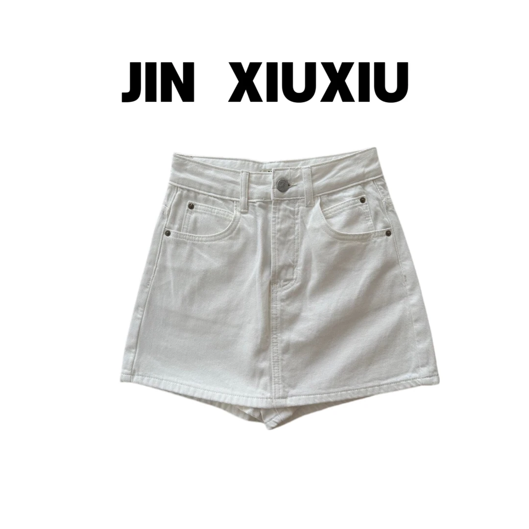 【金秀秀】【深圳高端货】1402新款白色短裤