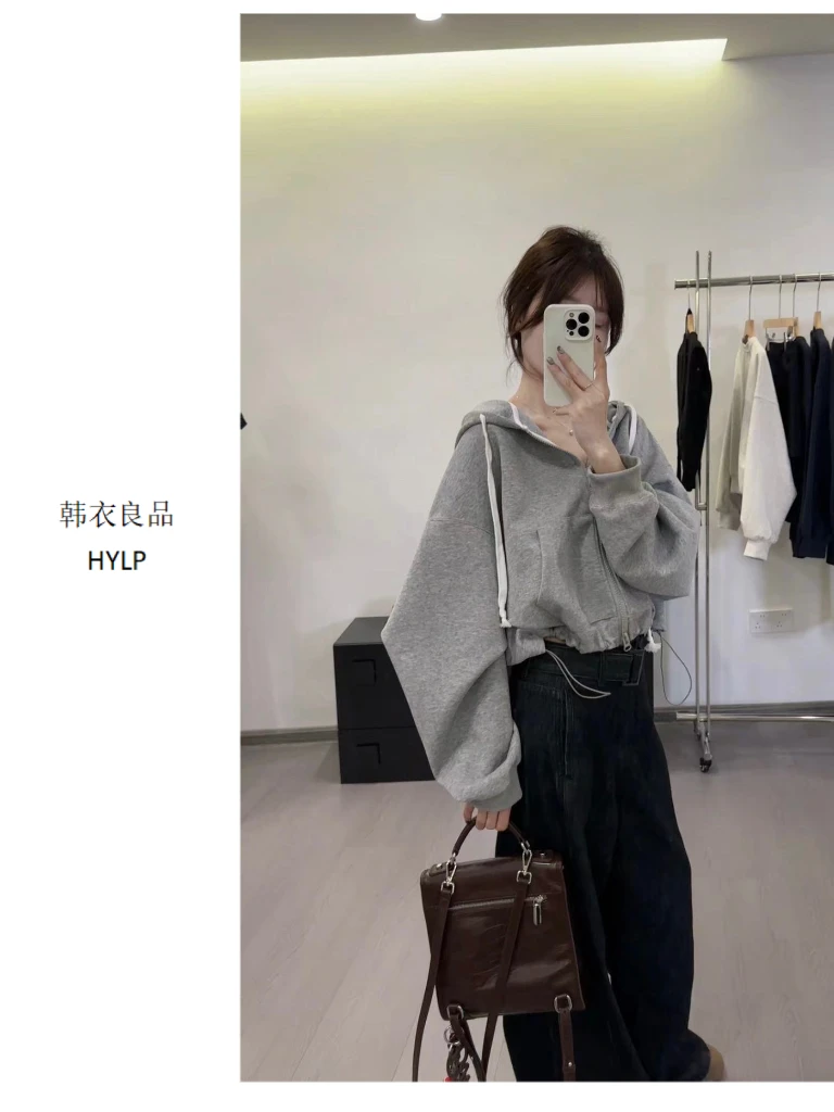 【鱼子酱】连帽减龄休闲外套