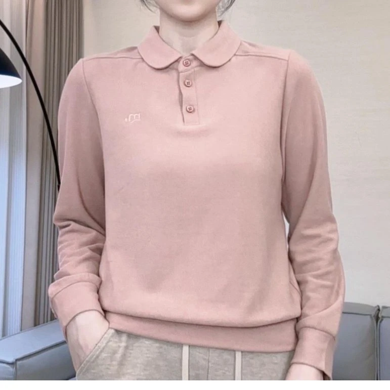 冬季新款纯色2282款长袖衫