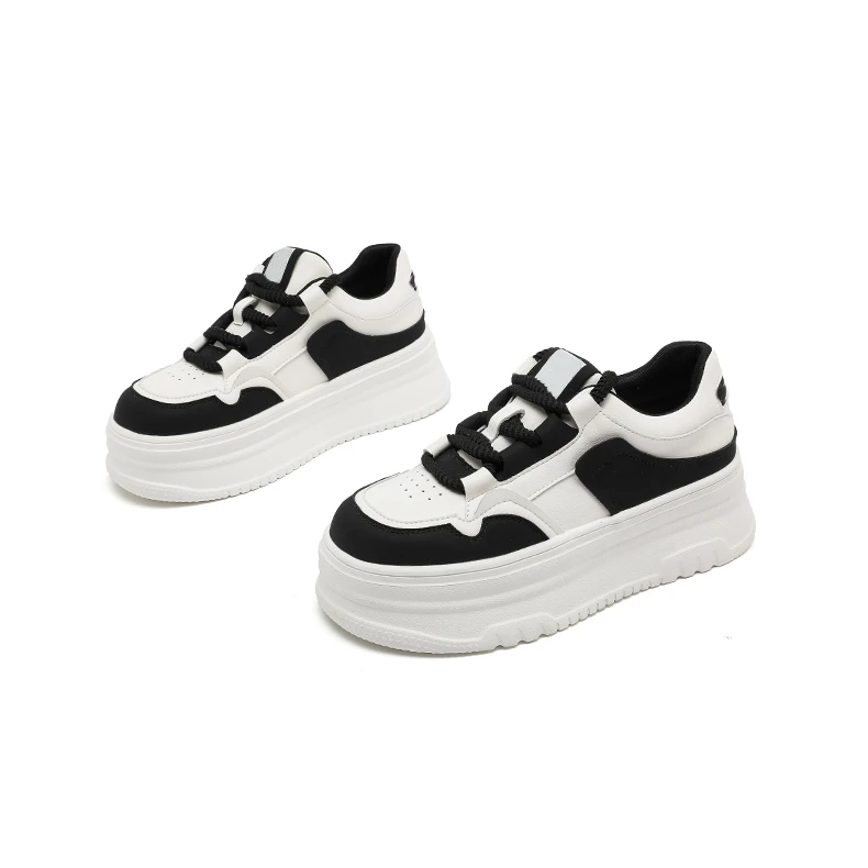 [大美专属]小白鞋女厚底新款百搭运动休闲潮流ins时尚单鞋（E35）