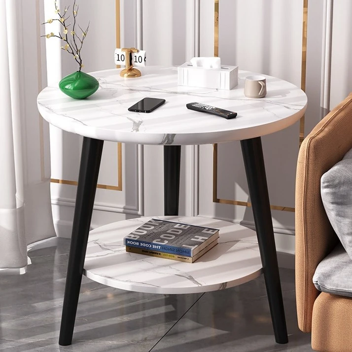现代简约客厅小茶几沙发侧边几简易阳台小圆桌小户型床头小桌子