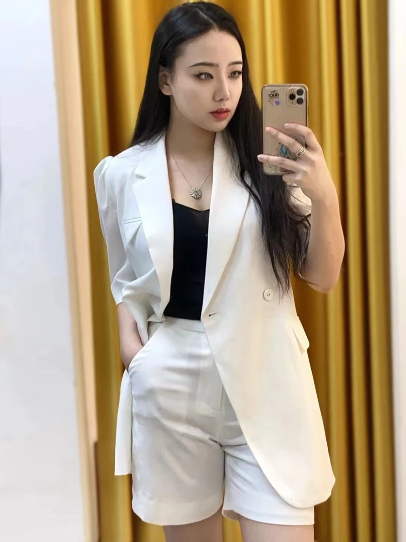 【111-120】OL设计师款西服套装轻奢时尚气质职业显瘦夏季百搭