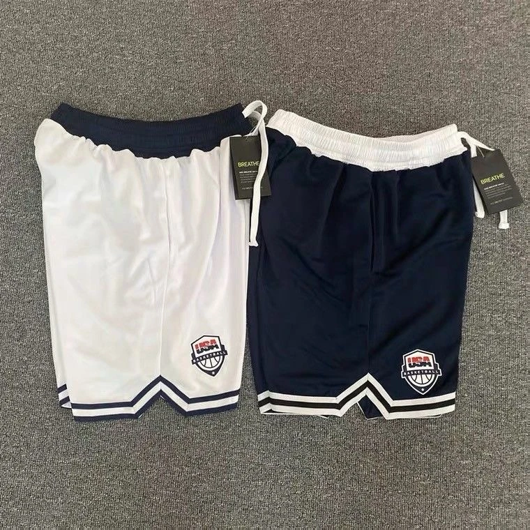 男篮杜兰特USA美式短裤装备速干宽松夏梦之队训练健身男款跑步裤