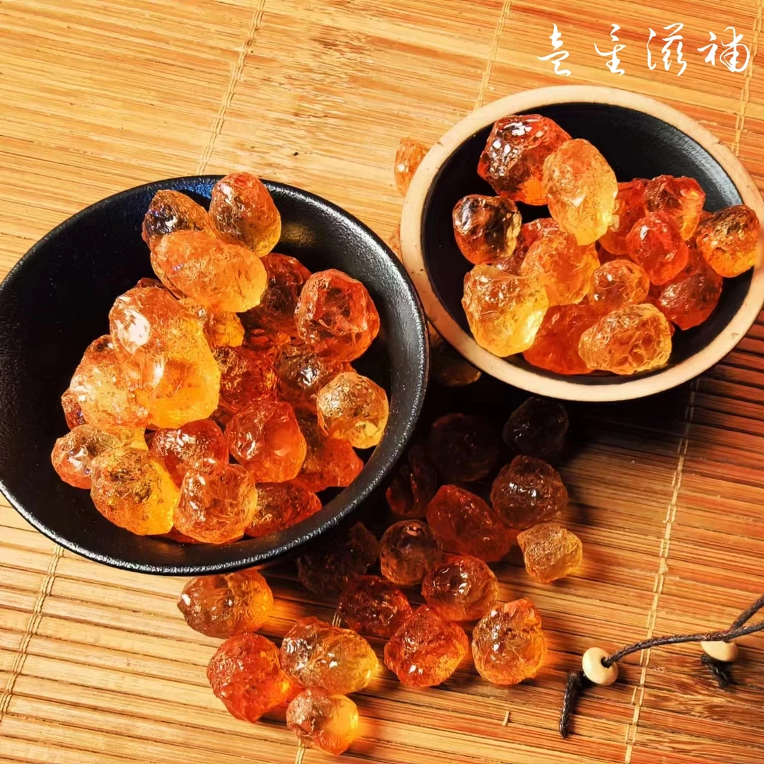 【桃胶】现收云南高山桃花泪桃胶干正品手工精修剪无杂质精选250克