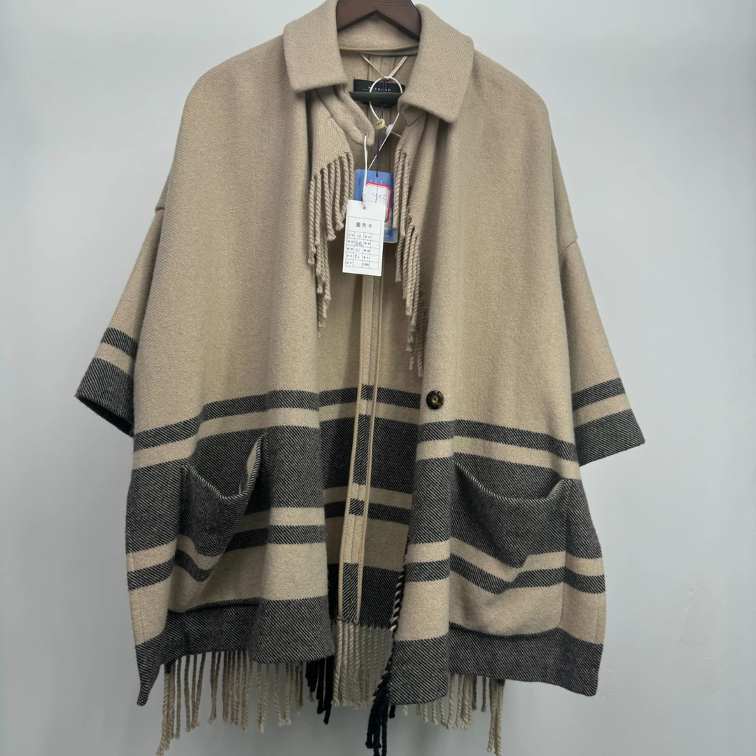 99新 Maxmara 潘郝帅严选丨披肩大衣外套00036