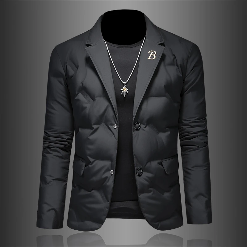 森林猎人刺绣冬季羽绒服男款爆款2025新款正品白鸭绒保暖男士外套