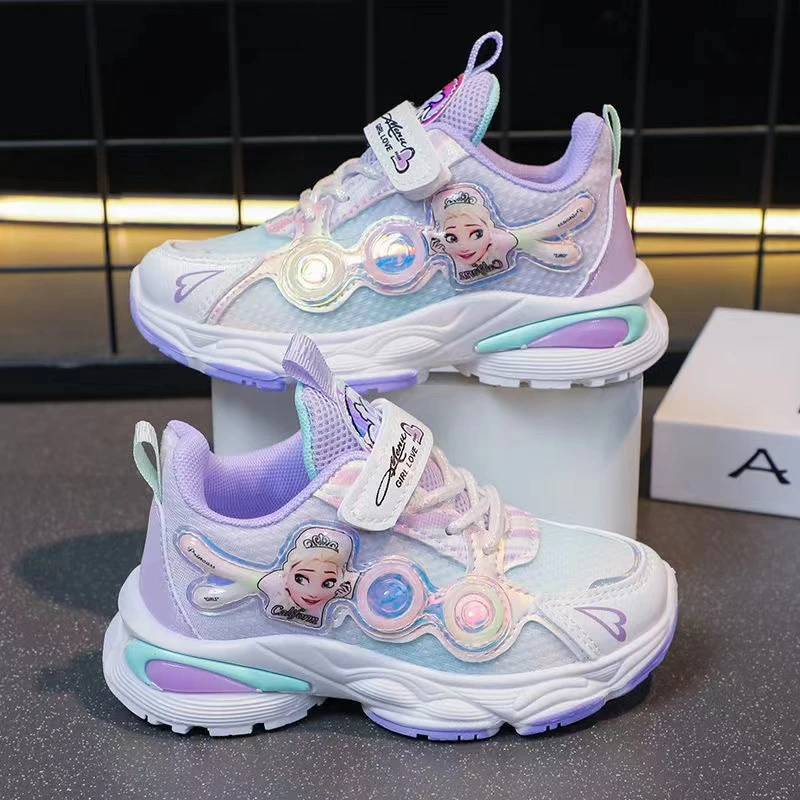 女童鞋春秋季新款休闲鞋儿童运动鞋子青少年跑步鞋透气网鞋公主鞋