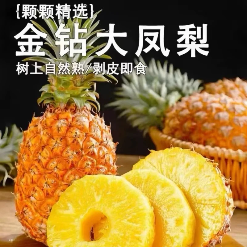 正宗海南金钻17号凤梨新鲜热带水果当季应季水果一级大果甜凤梨