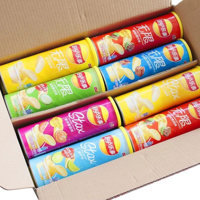 Lay’s/乐事乐事薯片无限罐装90g番茄味原味番茄黄瓜青柠口味整箱