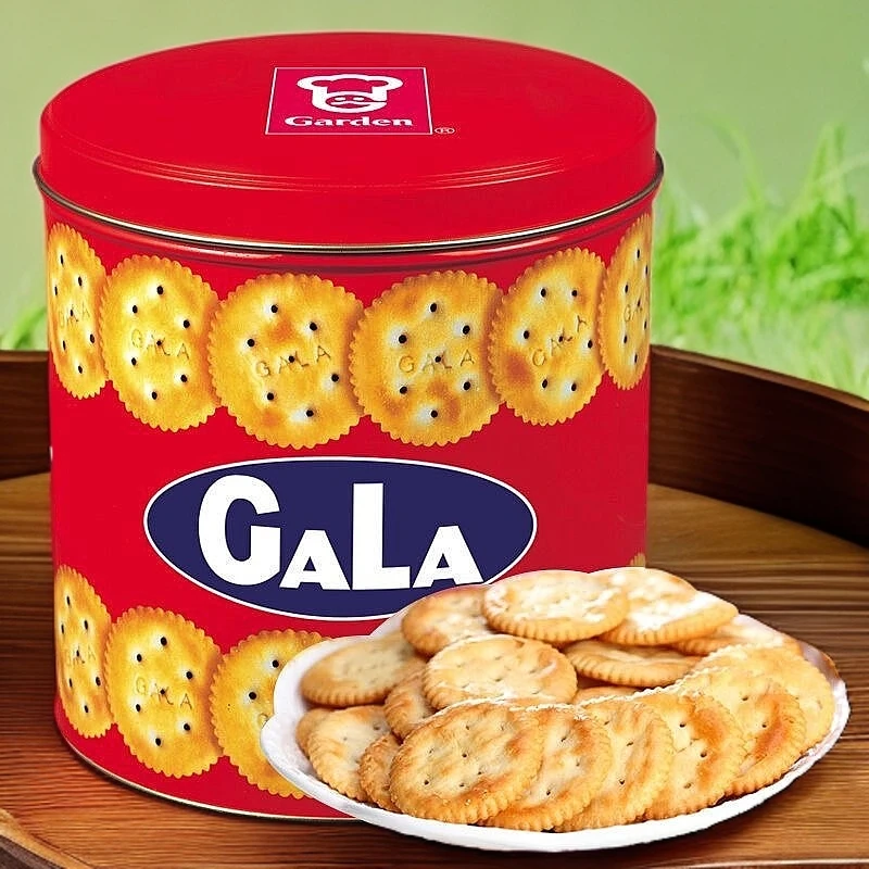 GARDEN/嘉顿加拿饼干400g铁罐装中秋礼盒装喜饼婚庆送礼零食小吃