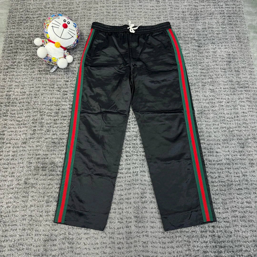 GUCCI 新款条纹混棉长裤 尺码/50 成色/99 YH10526